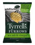 Tyrrells Furrows Sea Salt & Vinegar Sharing Crisps 150g