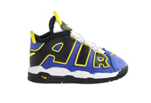 Nike Childrens Unisex Air More Uptempo Multicolor Kids Trainers - Blue/Black/Yellow Leather - Size UK 8.5 Infant