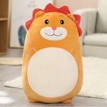 Den nya 60cm Squishmallows plyschdjur Animal Kawaii Soft Big Pillow Lion