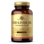 Solgar, Cod Liver Oil Softgels, vitamines A &amp; D, 100 gélules molles -...