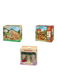 Sylvanian Families Adventure Tree House 3 Pack Bundle Gift Set &Ndash; Exclusive To Very