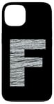 Coque pour iPhone 13 Lettre F de l'alphabet