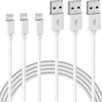 iPhone-laturi Lightning Cable 3-Pack 6FT USB-latauskaapeli