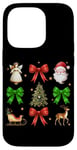 iPhone 14 Pro Christmas Cheer Angel Santa Tree Sleigh Case