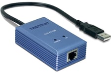 TRENDnet TU2-ET100 - netværksadapter - USB 2.0 - 10/100 Ethernet