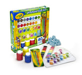 CRAYOLA - Set Peinture Lavable, 40 pièces, Activité créative Enfants, pour l’école et Les Loisirs, 54-0155