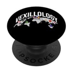 Vexillology World Map Flag Flags Flag Lovers PopSockets Adhesive PopGrip