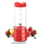 Mulli Portable Blender,Usb Personal Mixer for Smoothie and Shakes, Mini Blender with Six Blades for Baby Food,Travel,Gym and More