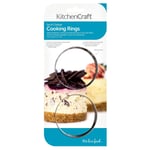 KitchenCraft Rosti Cooking Rings Stainless Steel, 7 x 3.5 cm, Set of 2 - KCRING