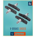 Performance V-Brake Pads I 2 Pairs 70mm I for MTB, City, Trekking, Urban & E-Bikes I high performance brake pads I V-Brakes compatible with Shimano, Tektro, Avid, SRAM, XLC I brake pads for bikes