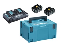 MAKITA POWERPACK 18V 2X6.0Ah - DC18RD 2-PORTSLADER - MAKPAC3