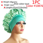 (-1kpl väri10876)Uudet tyylit Satin Bonnet Silk Night Sleeping Cap Naisten Kiharat Hiukset Multi Style Printing