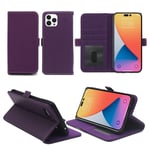 Apple iPhone 14 Pro Max 6.7 Etui / Housse pochette protection violet - Neuf