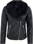 B Young Women  Baloo Short with faux fur collar Jacket   g12