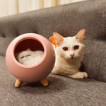 Cute Cat Touch LED-yövalo, Söpö Kitten Sängyn Mukana nukkuva lamppu USB Ladattava Touch Atmosphere Valaisin olohuoneeseen Makuuhuoneen Toimisto Toimisto Kotiin vaaleanpunainen