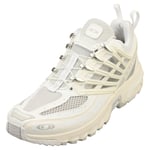 Salomon Acs Pro Unisex Fashion Trainers in White Vanilla Ice - 8 UK