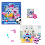 Littlest Pet Shop Petfluencer Figursett m/ tilbehør - Super Salon