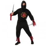 Bristol Novelty Mens Ninja Costume - XL