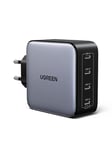 UGREEN Nexode 100W Prise Chargeur Quadruple USB C Charge Rapide Technologie GaNInfinity Compatible avec iPhone 16 Pro Max Plus 15 14 13 12 11 Pixel Galaxy PPS 45W S24 S23 A15 iPad MacBook