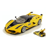 FERRARI FXX K (KERS) 2014 N.15 YELLOW 1:24 Burago Auto Competizione Die Cast