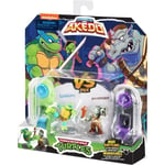 Ninja Turtles Leonardo vs Kraang box set - Akedo - Moose Toys - Unika vapen - 4 duell lådor att samla in