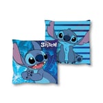 Disney Lilo et Stitch, Coussin, Oreiller, 24 X 24 CM, Enfant, Canape, Lit, Doux, Rafraichissant, Modèle LIL24-3973-TU-24 CM