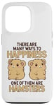 Coque pour iPhone 13 Pro Hamster doré Many Ways To Happiness