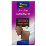 Tirma Zero No Added Sugars Milk Chocolate | Gluten Free Chocolate |No Added Sugars Chocolate | Suitable for Diabetics | 125 g