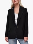 Whistles Petite Crepe Boyfriend Blazer