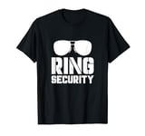 Ring Bearer Security Sunglasses Wedding Party Kids Boys T-Shirt