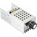 Tinor - Contrôleur De Vitesse De Moteur, 6000W ac 220V scr Régulateur De Tension Electrique Thermostat De Gradateur De Contrôle De Vitesse De Moteur