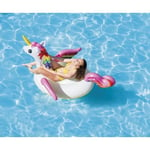 Bouee gonflable Licorne Magique a Chevaucher - INTEX - Dimensions 201x140x97cm -