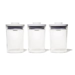 OXO Good Grips Round 3-Piece Mini Round POP Canister Set