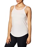 Nike W Nk Yoga Strappy Tank Top - Barely Rose/Heather/(Plum Chalk), Small