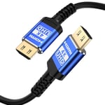 18Gbps Câble Hdmi 3M Avec Connecteurs De Préhension, 4K Ultra High Speed Ethernet 2.0 Flexible Cable, Soutien 4K@60Hz Hdr,Hdcp2.2,Arc,3D Et Cec, Pour Hdtv/Ps4/3/Xbox/Monitor/Projec[YIN143080]