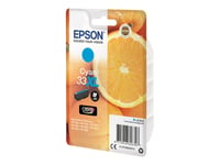 Epson 33Xl - 8.9 Ml - Xl - Cyan - Original - Blister - Blekkpatron - For Expression Home Xp-635, 830  Expression Premium Xp-530, 540, 630, 635, 640, 645, 830, 900