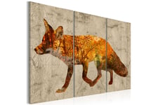 Taulu Fox in The Wood 90x60 - Artgeist sp. z o. o.