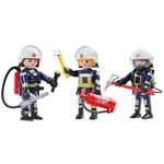 Playmobil Plus 6586 3 Pompiers Equipe B Lot Figurines Jeux de Construction Noël