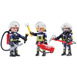 Playmobil Plus 6586 3 Pompiers Equipe B Figurine Jouet Jeux de Construction Noël