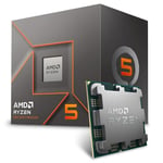 AMD Ryzen™ 5 8400F Processeur, 6 Cœurs/12 Threads Débridés, Architecture Zen 4, 22MB Cache, 65W TDP, Jusqu'à 4,7 GHz Boost, Socket AM5, Ventirad Wraith Stealth