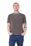 Marks & Spencer M&S Mens SS Polo Shirt in Brown Cotton - Size 2XL