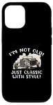 Coque pour iPhone 12/12 Pro Graphique « I'm Not Old I'm Classic with Style Car » Cadeau d'anniversaire