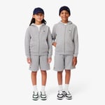 Lacoste Short molleton Taille 5 ans Gris Clair Chiné