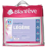 BLANREVE Couette légère en microfibre - 200 x 200 cm - Blanc