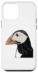 iPhone 12 mini Puffin Auks Seabird Lunde alken Wildlife Animal Illustration Case