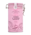 Cartwright & Butler | Beautifully Bakewell Cherry and Almond Biscuits in Tin - Birthday Treats, Thank You Gift, Thinking of You, Father's Day Gift, Mother's Day Gift