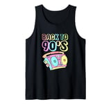 Retro Style 90s Cassette Tape Player Back To 90s Tank Top