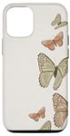 Coque pour iPhone 15 Motif papillon naturel esthétique