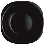 Luminarc L9817 - Opale-Verre trempé - 1 Assiette 26 cm- Carine Noir