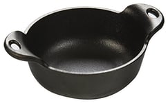 Lodge 0.35 Liter / 12 Ounce Pre-Seasoned Cast Iron Mini Serving Bowl, Black